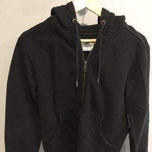 Men's black American Giant hoodie
